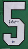 FRAMED PHILADELPHIA EAGLES SETH JOYNER AUTOGRAPHED SIGNED JERSEY BECKETT HOLO