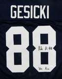 Mike Gesicki Autographed Navy College Style Jersey w/ We Are -JSA W Auth *R8
