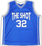 DUKE BLUE DEVILS CHRISTIAN LAETTNER AUTOGRAPHED BLUE JERSEY JSA STOCK #215709