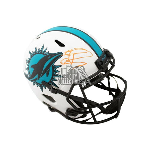 Tua Tagovailoa Autographed Dolphins Lunar Eclipse Replica F/S Helmet - Fanatics
