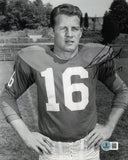 Frank Gifford Autographed Signed 8x10 Photo Giants "HOF 77" Beckett QR #BS12989