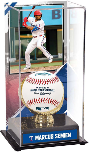 Marcus Semien Texas Rangers Gold Glove Display Case with Image
