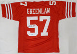 San Francisco 49ers Dre Greenlaw Autographed Red Jersey Beckett BAS QR #W974383