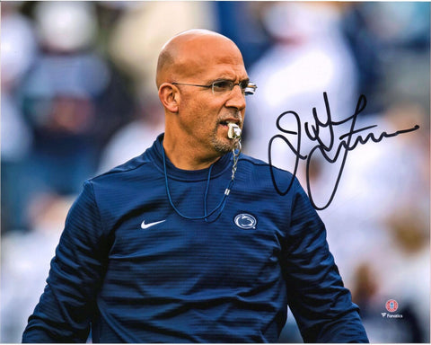 James Franklin Penn State Nittany Lions Autographed 8" x 10" Photograph