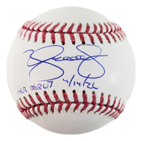 Noah Schultz Chicago White Sox Signed Official Baseball MLB Debut 4/14/26 BAS