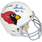 Jackie Smith Dan Dierdorf Signed Arizona Cardinals Mini Helmet HOF Beckett 52753