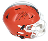 Jerry Jeudy Autographed Cleveland Browns Speedflex Authentic Helmet Beckett