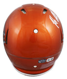 Buccaneers Rob Gronkowski Signed Flash Full Size Speed Proline Helmet BAS Wit