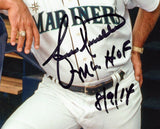 Lou Piniella Signed Seattle Mariners Hall of Fame Commemorative Program -HOF Ins