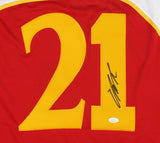 Dominique Wilkins Signed Atlanta Custom Red Jersey - JSA Authenticated