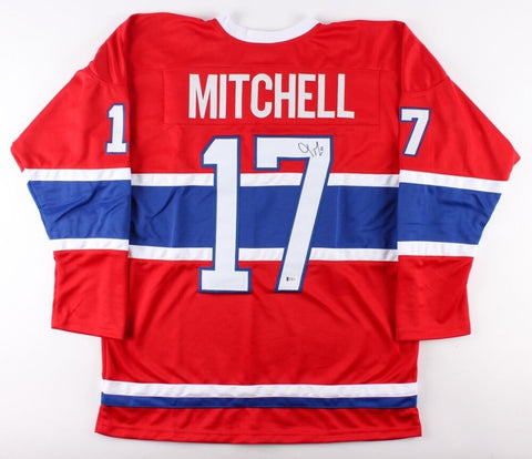 Torrey Mitchell Signed Canadiens Jersey (Beckett) Playing career 2007-present