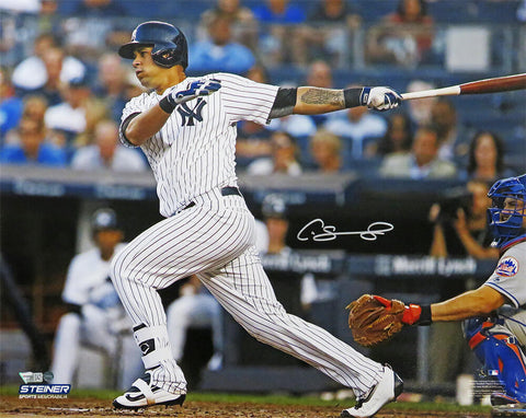 Gary Sanchez Signed New York Yankees Hitting 16x20 Photo (Fanatics COA)