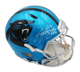 Steve Smith Sr Signed Carolina Panthers Speed Authentic Flash NFL Helmet
