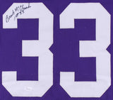 Brent McClanahan Signed Vikings Jersey (JSA COA) Minnesota Running Bk 1973-1979