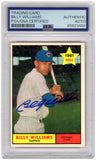 Billy Williams Signed Cubs 1961 Topps Rookie Baseball Card #141 - (PSA/DNA)
