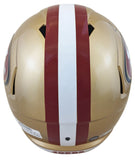49ers Elijah Mitchell Authentic Signed Full Size Speed Rep Helmet BAS Witnessed