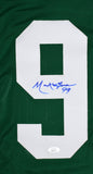 Mark Gastineau Autographed Green Pro Style Jersey- JSA Witness *Blue