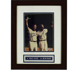 Mickey Mantle, Joe DiMaggio Signed Autographed Yankees Framed 8x10 Photo PSA/DNA