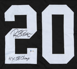 Rocky Bleier Signed Pittsburgh Steelers Jersey Inscribd "4xSB Champs" (Beckett)
