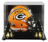 Packers Matthew Golden Authentic Signed Speed Mini Helmet W/ Case BAS Witnessed