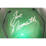 Joe Namath Autographed/Signed New York Jets SpeedFlex 24 Alt Helmet PSA 50858