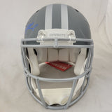 TROY AIKMAN SIGNED DALLAS COWBOYS SLATE SPEED AUTHENTIC HELMET BECKETT