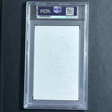 Shaquille O'Neal signed Cut PSA/DNA Los Angeles Lakers Autographed