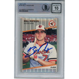 Billy Ripken Autographed 1989 Fleer 616 Trading Card 10 Grade Beckett 49383