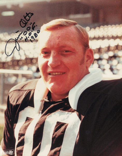 Jim Otto Autographed Signed 8x10 Photo Oakland Raiders "HOF 1980" SKU #245811