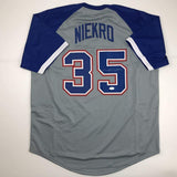 Autographed/Signed Phil Niekro Atlanta Grey Baseball Jersey JSA COA Holo Only