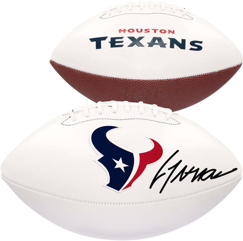 C.J. Stroud Houston Texans Autographed Franklin White Panel Football