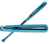 Austin Riley Signed Atlanta Braves Rawlings Chrome Blue MLB Bat