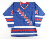 Marcel Dionne Signed New York Rangers Jersey Inscribed "HOF 92" (N.E.P. COA)