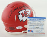 Will Shields Signed Kansas City Chiefs Speed Mini Helmet (PSA COA) 12xPro Bowler