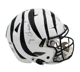 Ja'Marr Chase Signed Cincinnati Bengals Speed Flex Authentic Alternate Helmet