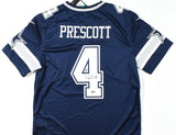 Dak Prescott Autographed Dallas Cowboys Nike Limited Vapor Jersey-Beckett W Holo
