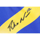 Puka Nacua Autographed Los Angeles Rams Nike Blue Jersey XL Fanatics 51275