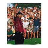 TIGER WOODS Autographed 2001 Masters 20 x 24 Photo UDA