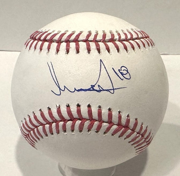 LUIS LARA - Signed Official MLB Baseball AUTO - Milwaukee Brewers - BAS