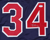 Zach Plesac Signed Cleveland Indians Jersey (PSA) Guardians Pitcher