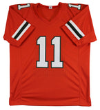 Miami Carson Beck Authentic Signed Orange Pro Style Jersey BAS Witnessed