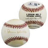 Phillies Robin Roberts Signed Leonard Coleman ONL Baseball BAS #BW89055