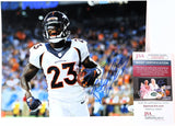 Ronnie Hillman Autographed 8x10 Photo JSA COA