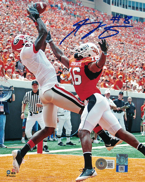 AJ Green Autographed/Signed Georgia Bulldogs 8x10 Photo Beckett 39070