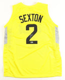 Collin Sexton Signed Utah Jazz Jersey (Beckett) 2018 1st Round Draft Pick / Bama