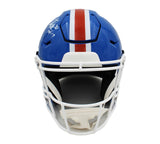 Terrell Davis Signed Denver Speed Flex Authentic TB '75-'96 Blue Helmet w/ "HOF"