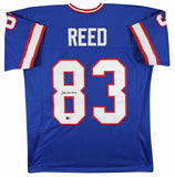 Andre Reed "HOF 14" Authentic Signed Blue Pro Style Jersey BAS Witnessed