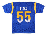 Braden Fiske Los Angeles Signed Blue Football Jersey JSA ITP