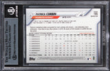 Nationals Patrick Corbin Signed 2020 Topps Chrome Refractors #195 Card BAS Slab
