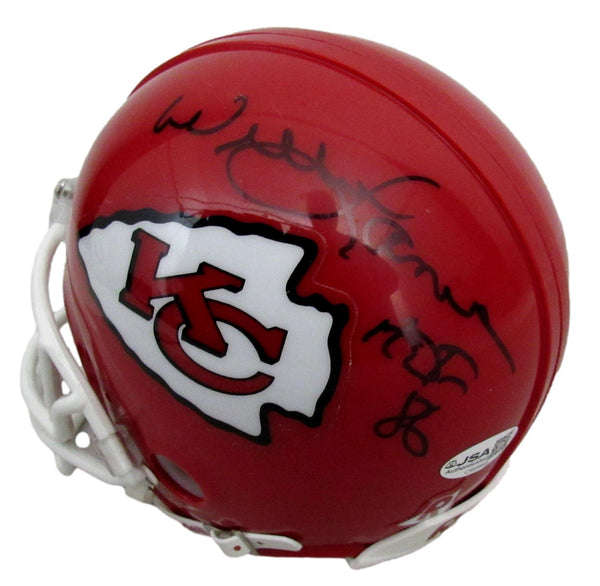 Willie Lanier HOF Signed/Inscribed KC Chiefs Mini Football Helmet JSA 213113